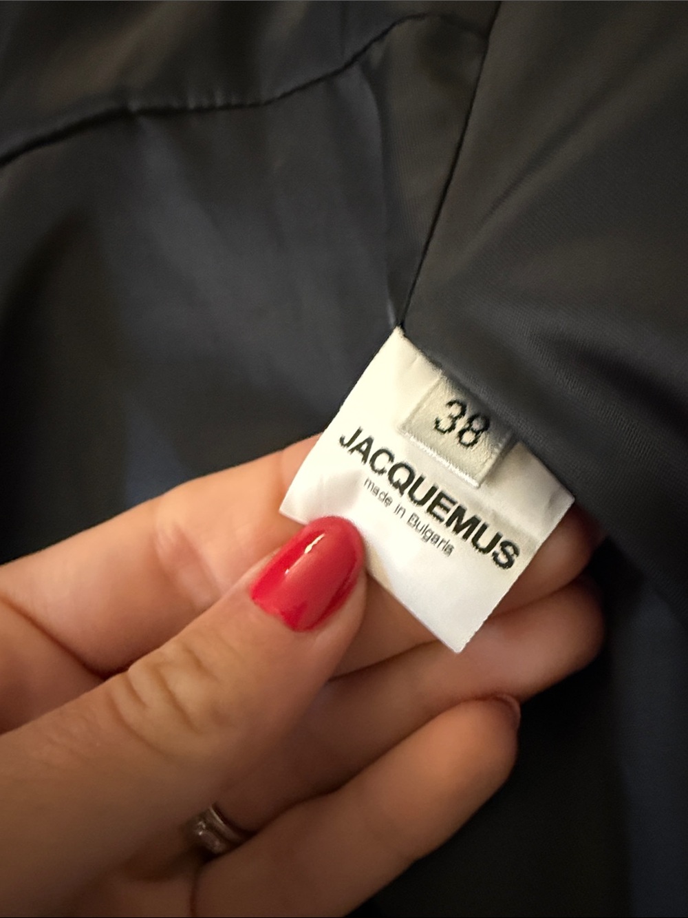 Jacquemus Dark Navy Tailored Single-Breasted Blazer - Picture 6 of 9